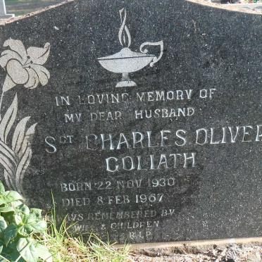 GOLIATH Charles Oliver 1930-1967