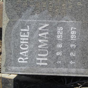 HUMAN Vivian 1921-1972 &amp; Rachel 1925-1997