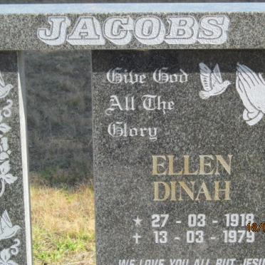 JACOBS Ellen Dinah 1918-1979