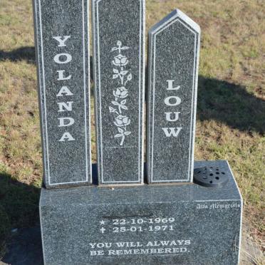 LOUW Yolanda 1969-1971
