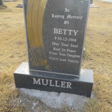 MULLER Betty -1968