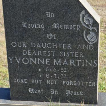 MARTINS Yvonne 1952-1977