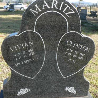 MARITZ Vivian 1908-1975 :: MARITZ Clinton 1980-1980