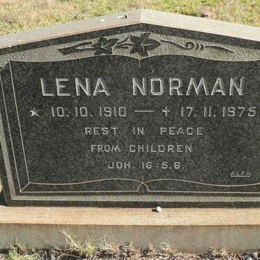 NORMAN Lena 1910-1975