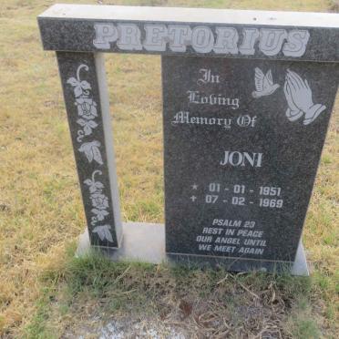 PRETORIUS Joni 1951-1969