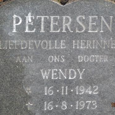 PETERSEN Wendy 1942-1973