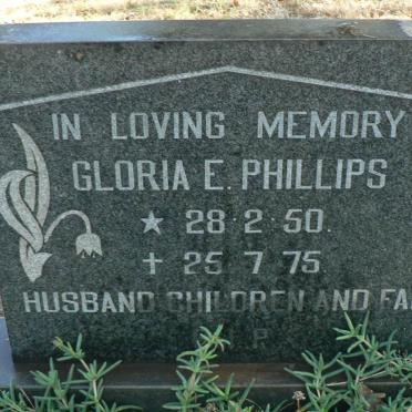 PHILLIPS Gloria E. 1950-1975