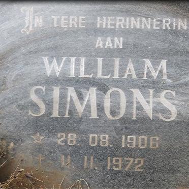 SIMONS William 1906-1972