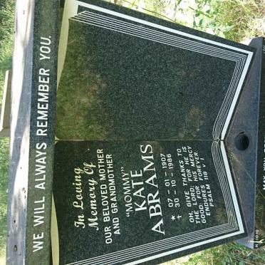 ABRAMS Kate 1907-1986