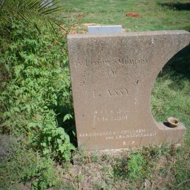 ASSY E. 1900-1981