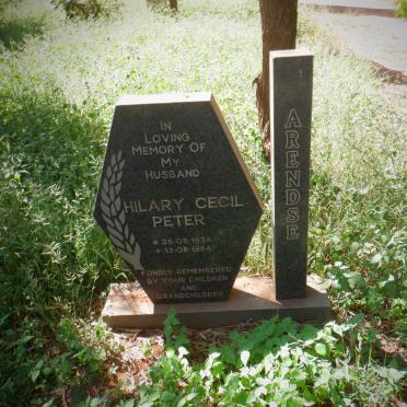 ARENDSE Hilary Cecil Peter 1934-1984