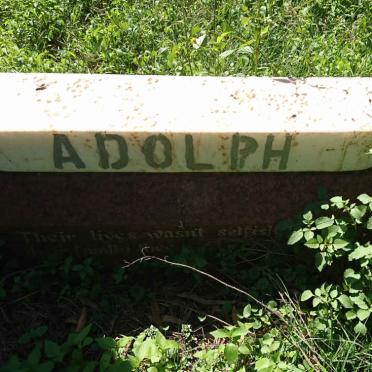 ADOLPH Aubrey Arnold 1936-1980 &amp; Gwendoline Pearl 1936-2004