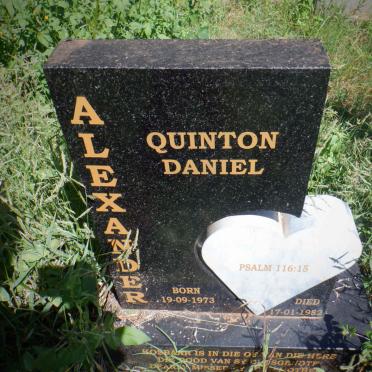 ALEXANDER Quinton Daniel 1973-1982