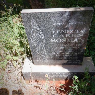 BOSMAN Mary 1955-2016 :: BOSMAN Fenecia Caren 1972-1987