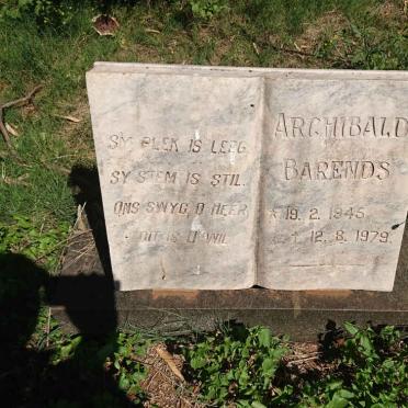 BARENDS Archibald 1945-1979