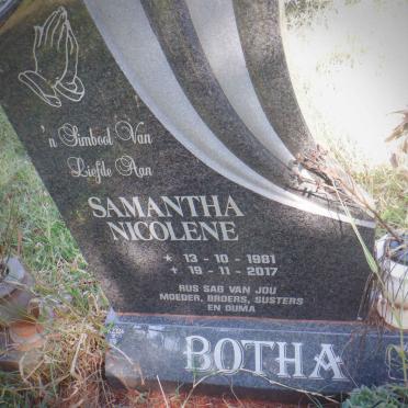 BOTHA Samantha Nicolene 1981-2017
