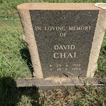 CHAI David 1912-1988