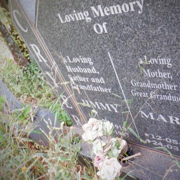 CRYER Jimmy 1919-1987 &amp; Marie 1937-2016