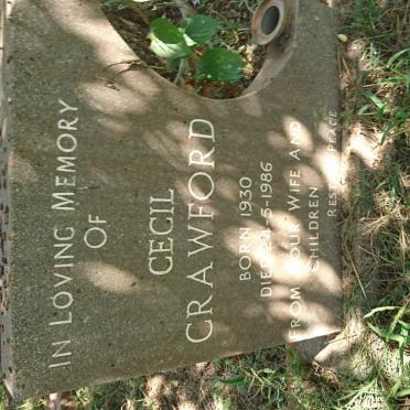 CRAWFORD Cecil 1930-1986