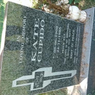 CUPIDO Kate 1908-1986