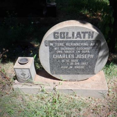 GOLIATH Charles Joseph 1923-1987