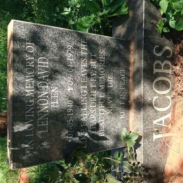 JACOBS Lennon David 1940-1979