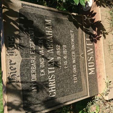 MOSAVEL Christian Abraham 1952-1979
