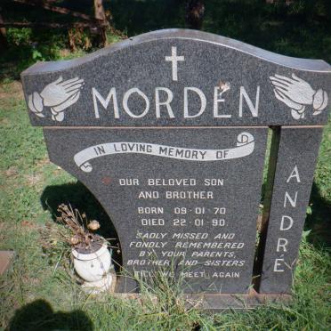 MORDEN André 1970-1990