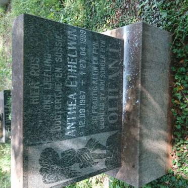 OLIFANT Anthea Ethelwin 1987-1989