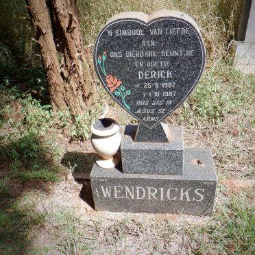 WENDRICKS Derick 1987-1987