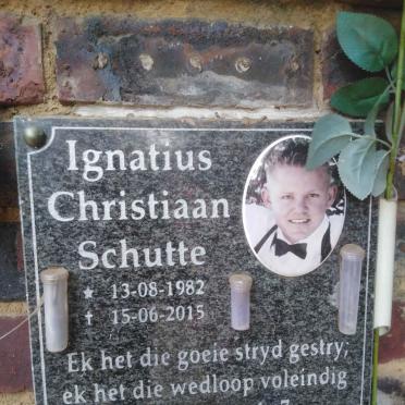 SCHUTTE Ignatius Christiaan 1982-2015