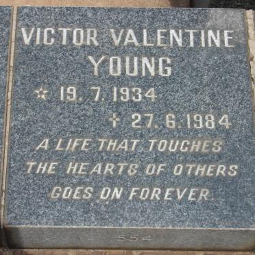 YOUNG Victor Valentine 1934-1984