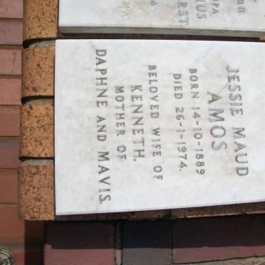 AMOS Jessie Maud 1889-1974