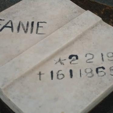 ASWEGEN Fanie, van 1912-1965