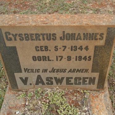 ASWEGEN Gysbertus Johannes, v. 1944-1945