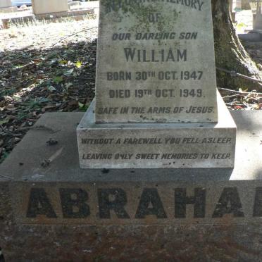 ABRAHAM William 1947-1949
