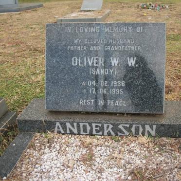 ANDERSON Oliver W.W. 1936-1995