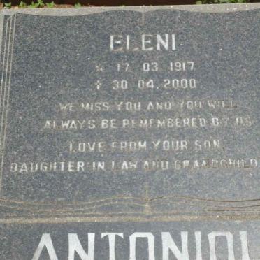 ANTONIOU Eleni 1917-2000