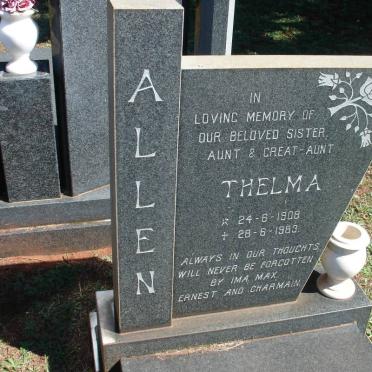 ALLEN Thelma 1908-1983