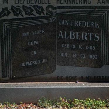 ALBERTS Jan Frederik 1908-1983