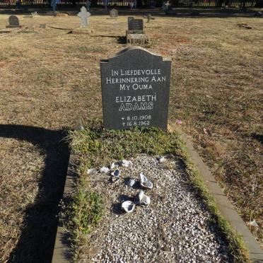 ADAMS Elizabeth 1908-1962