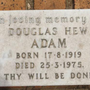 ADAM Douglas Hew 1919-1975