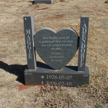 ADENDORFF Maggie 1928-2006