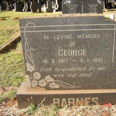 BARNES George 1917-1961
