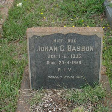 BASSON Johan G. 1935-1959