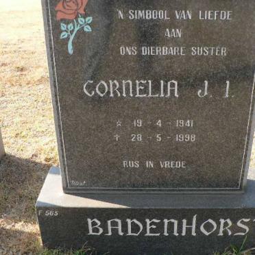 BADENHORST Dina J.J. 1941-1998