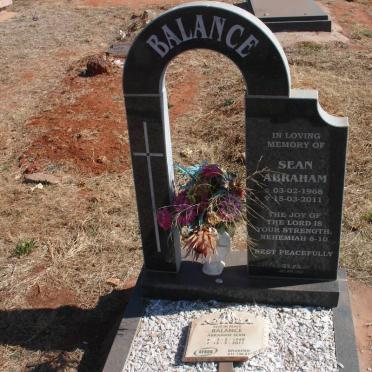 BALANCE Sean Abraham 1968-2011