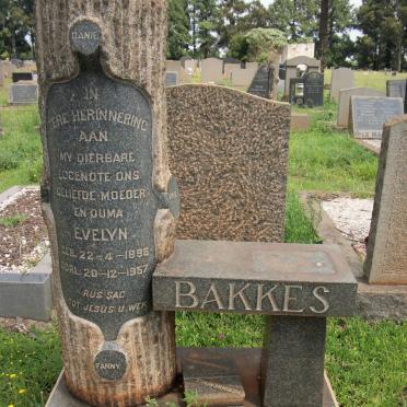 BAKKES Evelyn 1896-1957