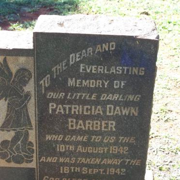 BARBER Patricia Dawn 1942-1942