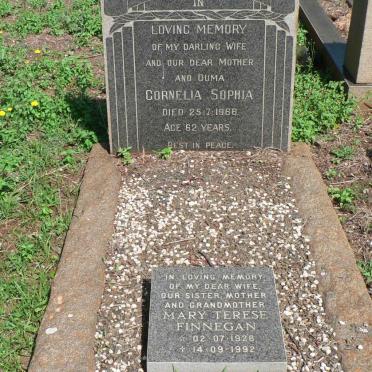 BALFE Cornelia Sophia -1966 :: FINNEGAN Mary Terese 1928-1992